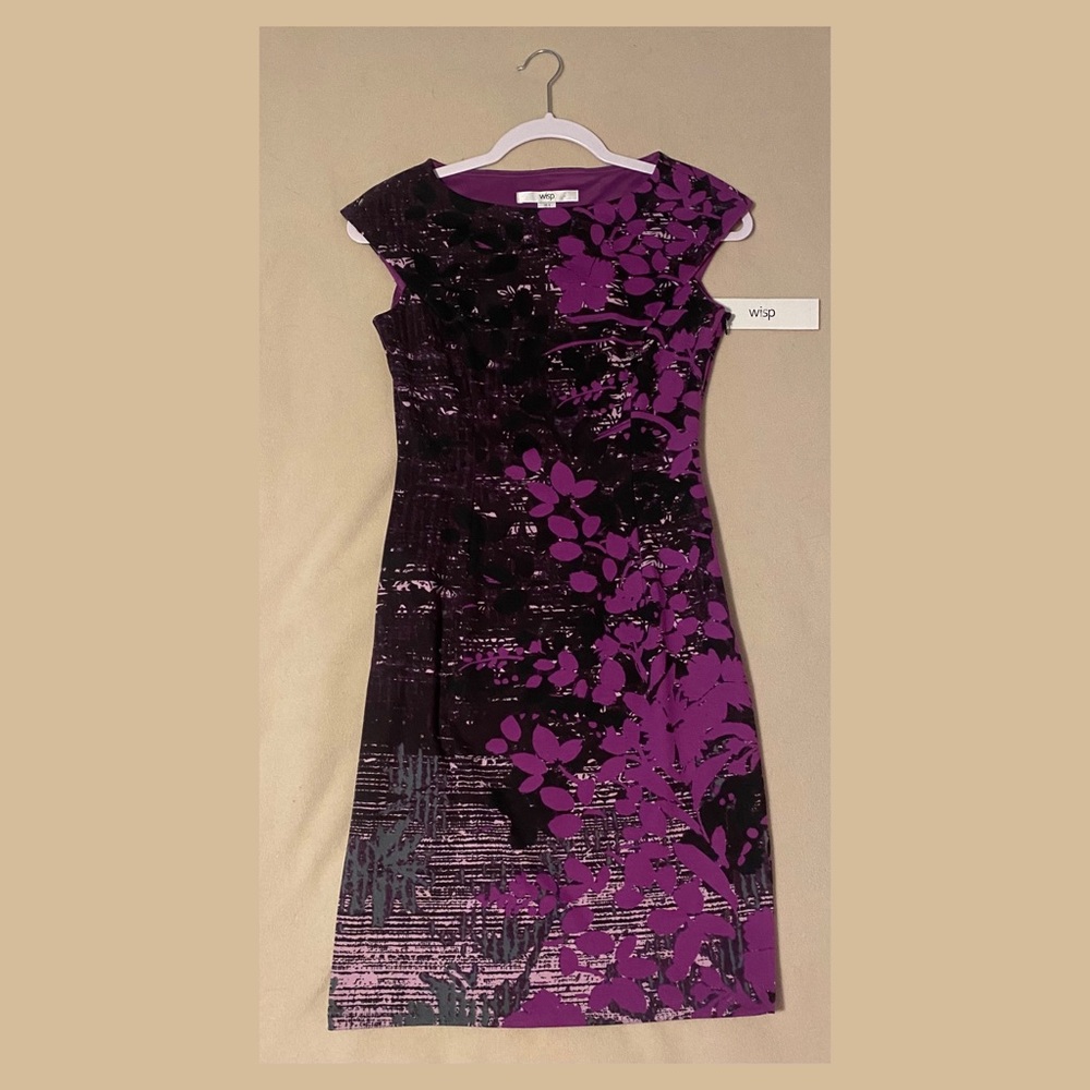Wisp Black & Purple Dress